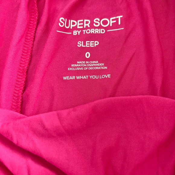 TORRID Hot Pink Size 0 Sleep Lace Soft Bottoms - Picture 3 of 4